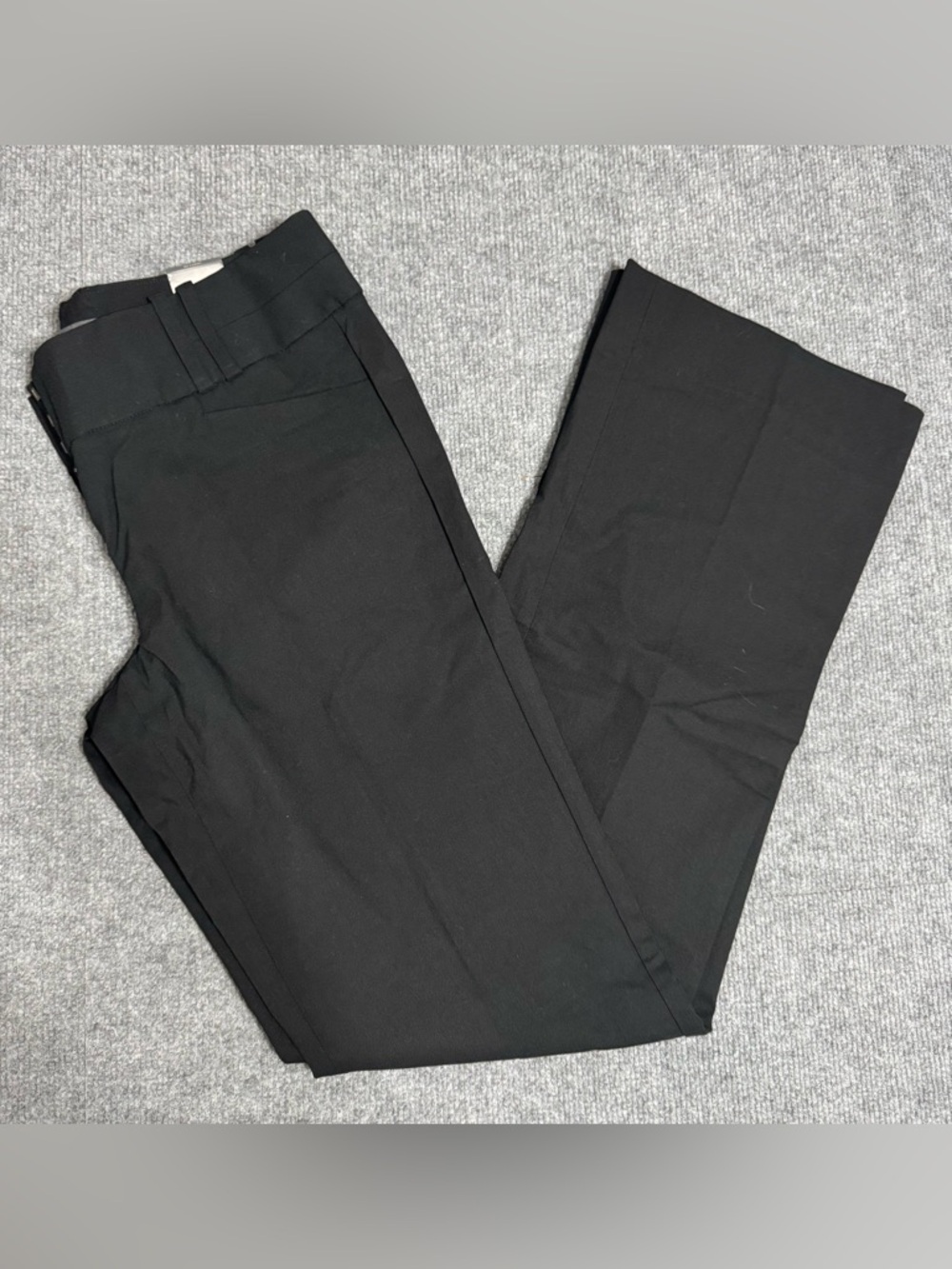 NWT The Limited Exact Stretch Trousers 10 LONG Black Flare Office Siren Archival